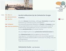 Tablet Screenshot of dolmetschergruppe.de